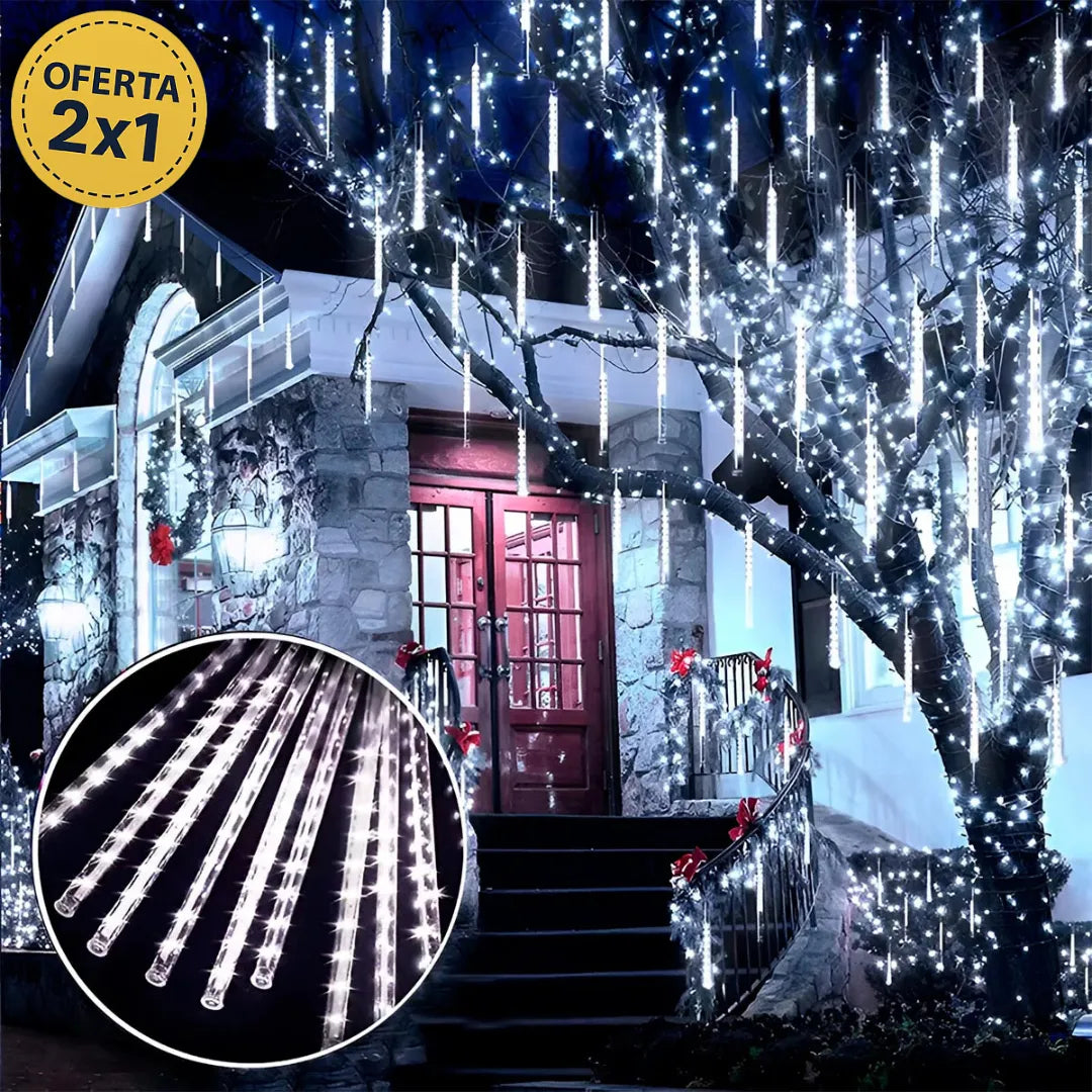 Luces Navidad Meteorito: comprar 1 caja con 8 luces, llévate + 1 caja de regalo🎁