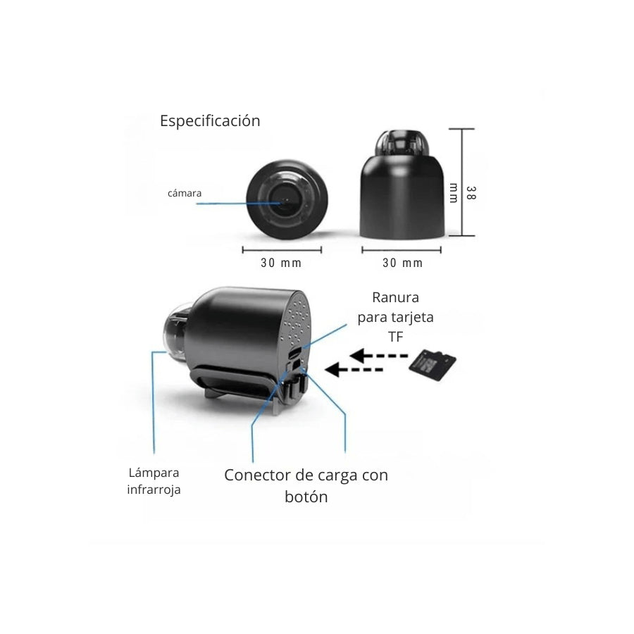 🔥 Oferta por tiempo limitado:26%0FF de descuento en la Mini Cámara Seguridad Full HD 4K UltraVision ™ 🔥