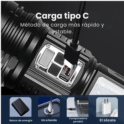 Oferta 3 en 1 Linterna MultiLight Ultra LED 20%OFF 🛒🛒🔥