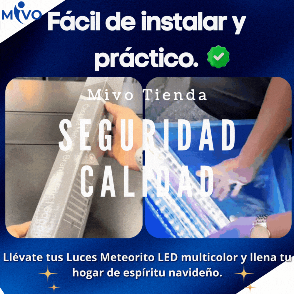 Decora con estilo: Luces LED en Cascada Multicolor.