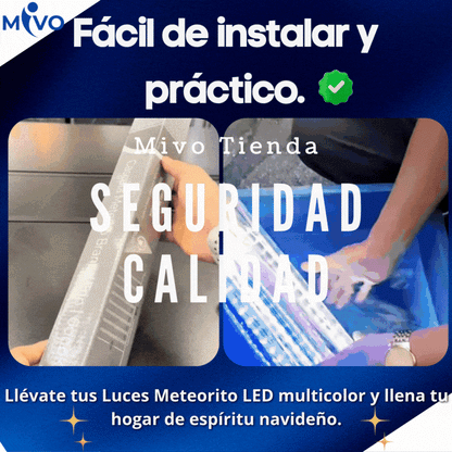 Decora con estilo: Luces LED en Cascada Multicolor.